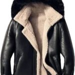 Leather Fur Jacket Men's Leather Lamb Real Fur Coat Winter, Jacket